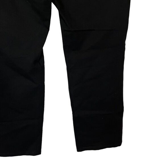 Betabrand Black Petite Stretch Straight Leg Pull On Pants Ponte Knit Career L - Picture 4 of 16